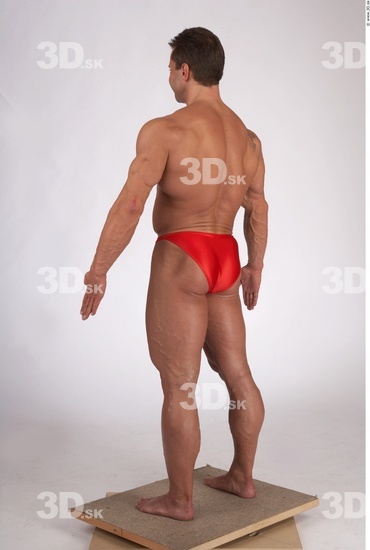 Whole Body Man Muscular Male Studio Poses