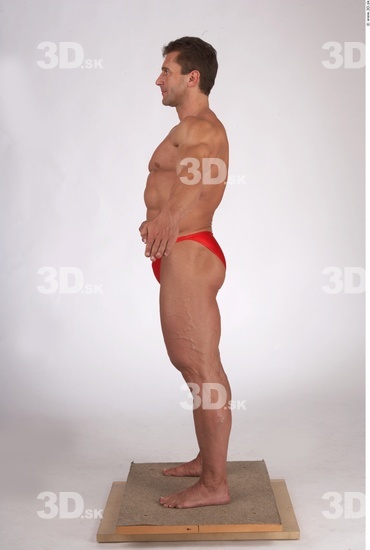 Whole Body Man Muscular Male Studio Poses