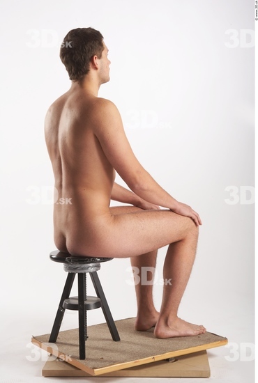 Whole Body Man Artistic poses White Nude Muscular