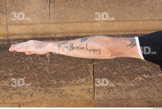 Arm Man White Tattoo Casual Average