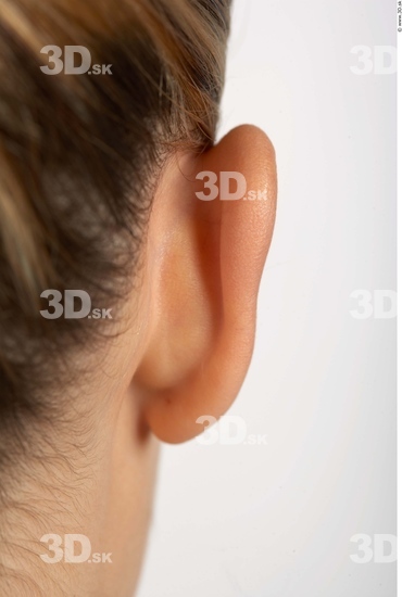 Ear Woman Slim Studio photo references