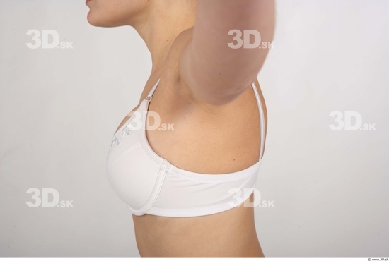 Chest Woman Underwear Bra Slim Studio photo references