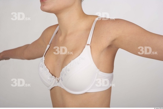 Chest Woman Underwear Bra Slim Studio photo references