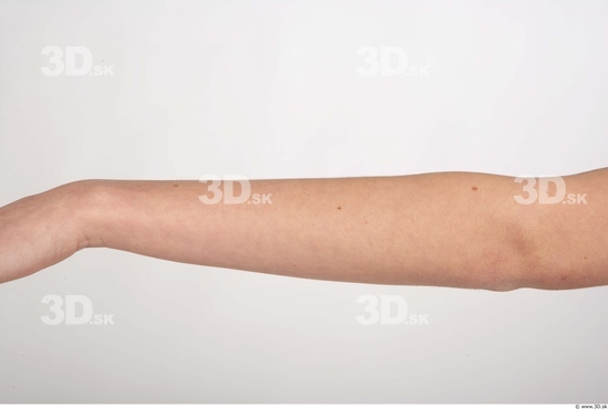 Forearm Woman Nude Slim Studio photo references