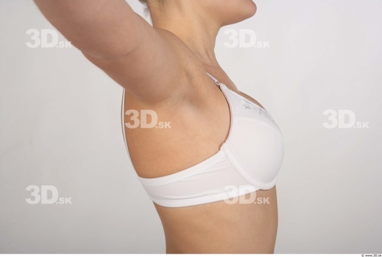 Chest Woman Underwear Bra Slim Studio photo references