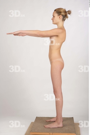 Whole Body Woman Animation references Nude Slim Studio photo references