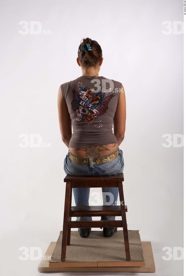 Whole Body Woman Artistic poses White Casual Average