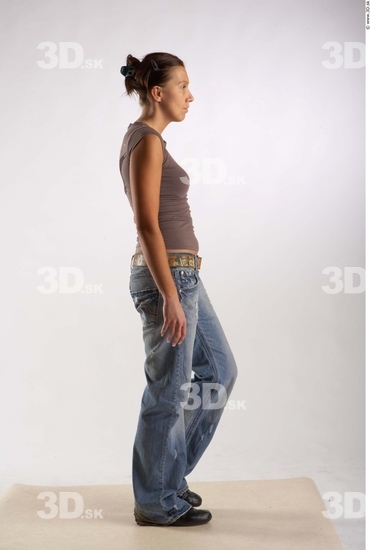 Whole Body Woman Animation references White Casual Average