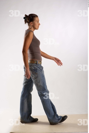 Whole Body Woman Animation references White Casual Average