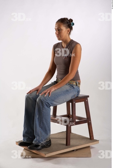 Whole Body Woman Artistic poses White Casual Average