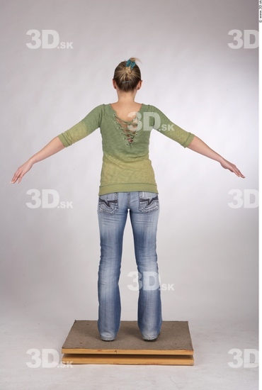 Whole Body Woman Animation references Nude Casual Average Studio photo references