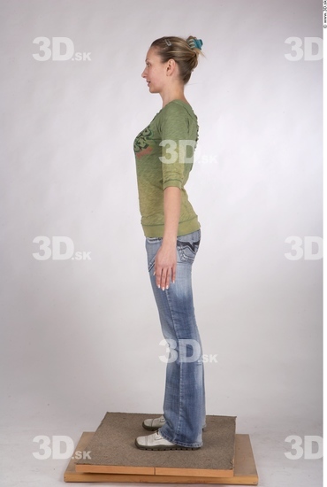 Whole Body Woman Animation references Nude Casual Average Studio photo references