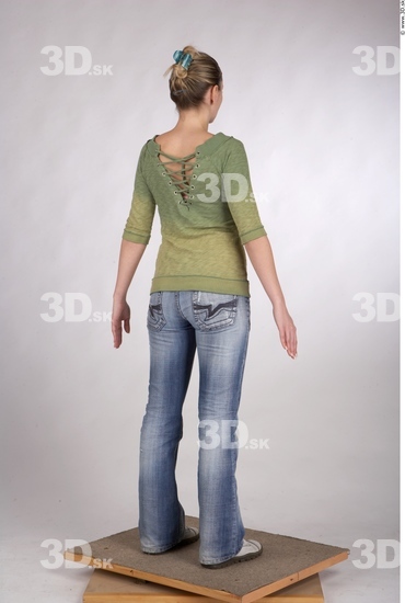 Whole Body Woman Animation references Nude Casual Average Studio photo references