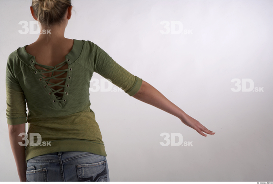 Arm Woman Animation references White Casual T shirt Average