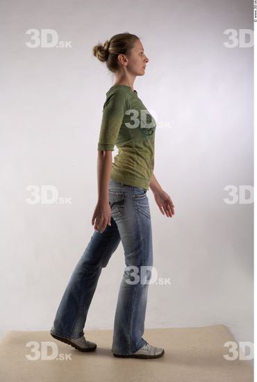 Whole Body Woman Animation references White Casual Average