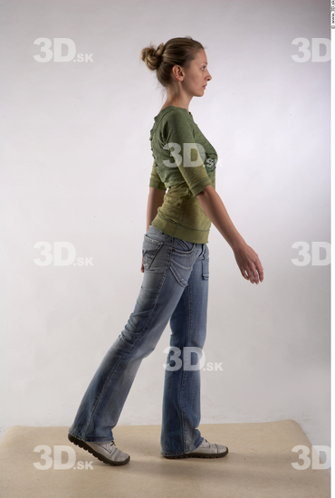 Whole Body Woman Animation references White Casual Average