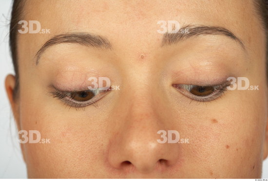 Eye Whole Body Woman Average Studio photo references