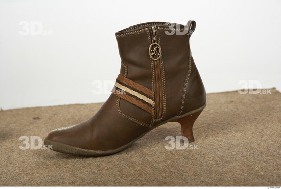 Foot Whole Body Woman Casual Boot Average Studio photo references