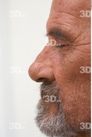 Nose Man White Casual Average Bearded