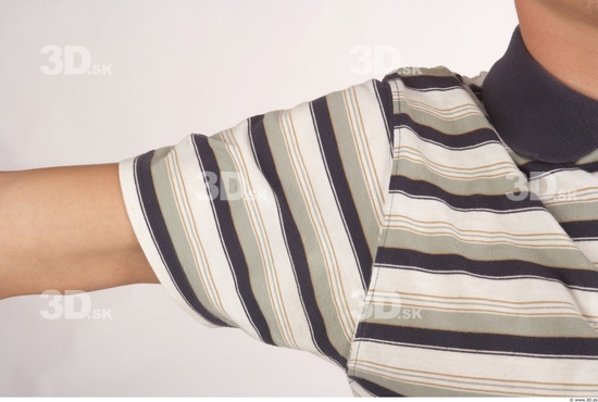 Arm Whole Body Man Casual Shirt T shirt Average Studio photo references