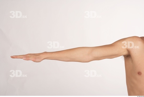 Arm Whole Body Man Nude Average Studio photo references