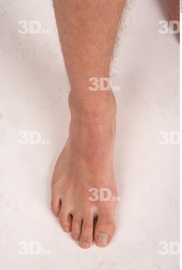 Foot Whole Body Man Nude Average Studio photo references