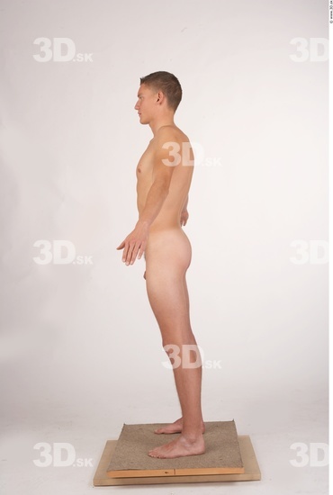 Whole Body Man Animation references Nude Average Studio photo references