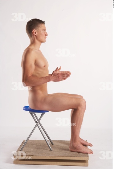 Whole Body Man Artistic poses White Nude Average