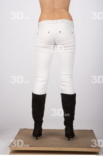 Leg Woman Casual Jeans Average Studio photo references