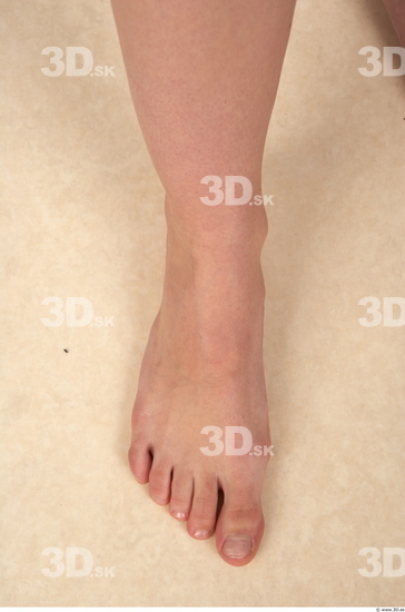 Foot Woman Nude Average Studio photo references