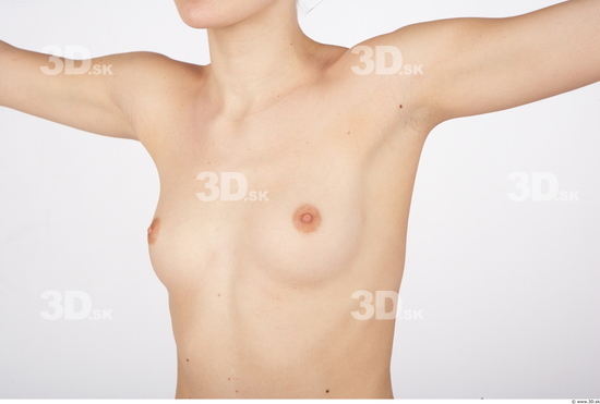 Chest Woman Nude Average Studio photo references