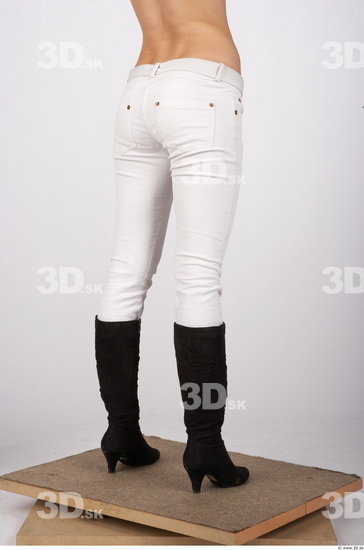 Leg Woman Casual Jeans Average Studio photo references