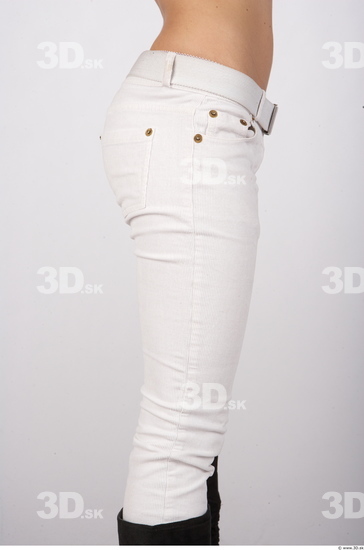 Thigh Woman Casual Jeans Average Studio photo references