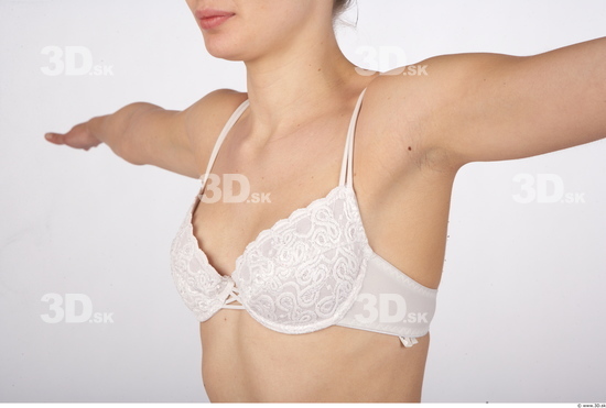 Chest Woman Underwear Bra Average Studio photo references