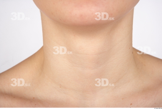 Neck Woman Nude Average Studio photo references