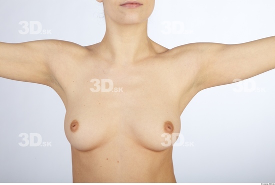 Chest Whole Body Woman Animation references Nude Slim Studio photo references