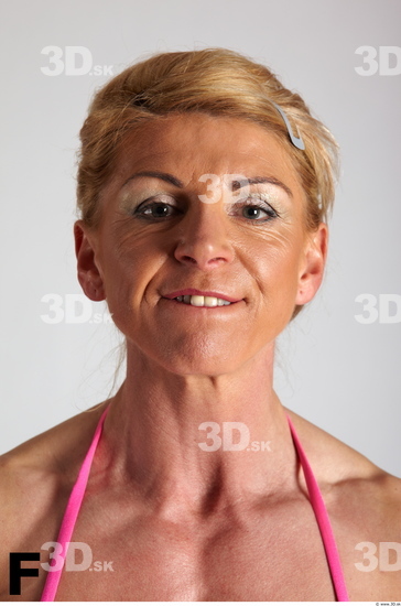 Face Phonemes Woman White Muscular