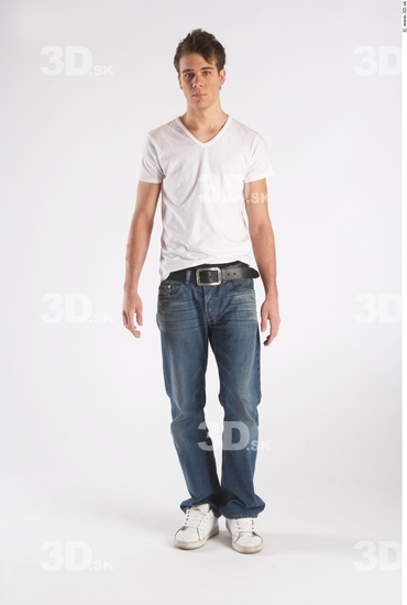 Whole Body Man Animation references White Casual Average