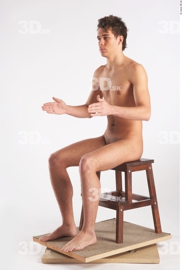 Whole Body Man Artistic poses White Nude Average