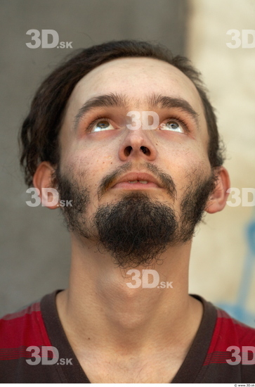 Neck Man Casual Average Bearded Street photo references