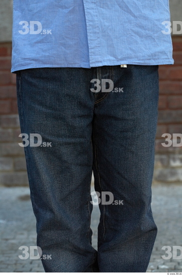 Thigh Man Casual Jeans Average Street photo references