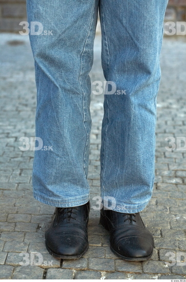 Calf Man Casual Jeans Average Street photo references