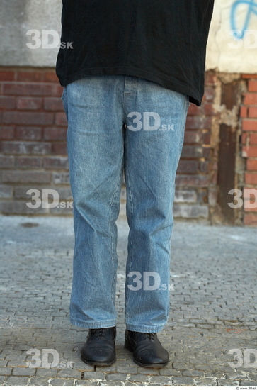 Leg Man Casual Jeans Average Street photo references