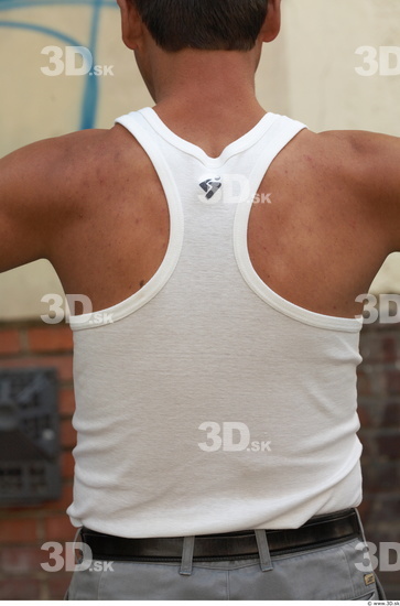 Upper Body Man Another Casual Singlet Average