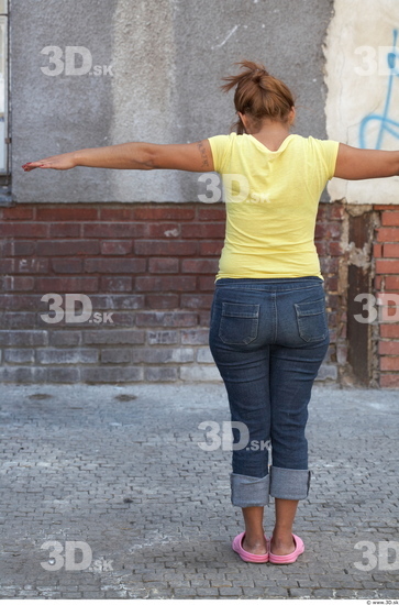 Whole Body Woman T poses Another Casual Average