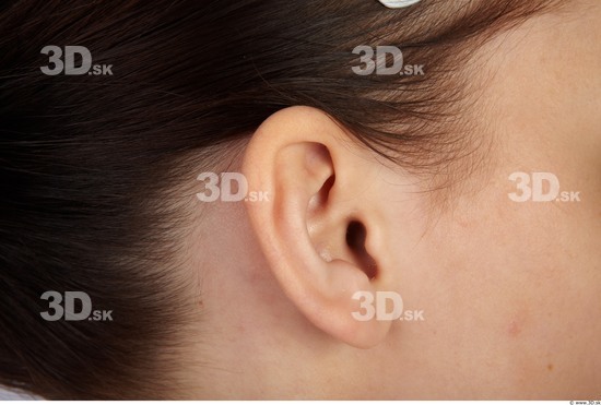 Ear Whole Body Woman Slim Studio photo references