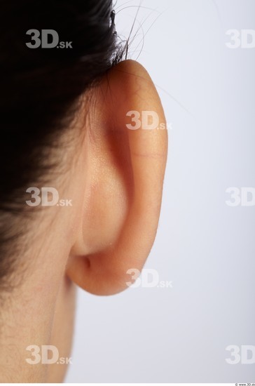 Ear Whole Body Woman Slim Studio photo references