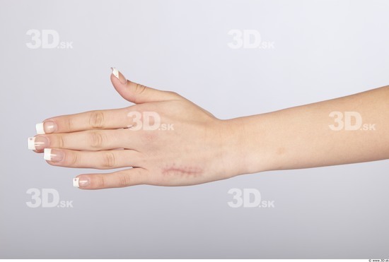 Hand Whole Body Woman Slim Studio photo references