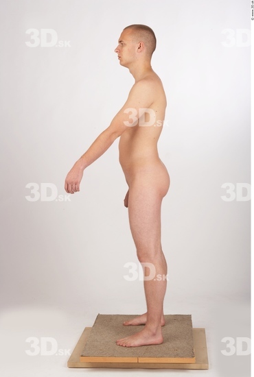 Whole Body Man Animation references Nude Average Studio photo references