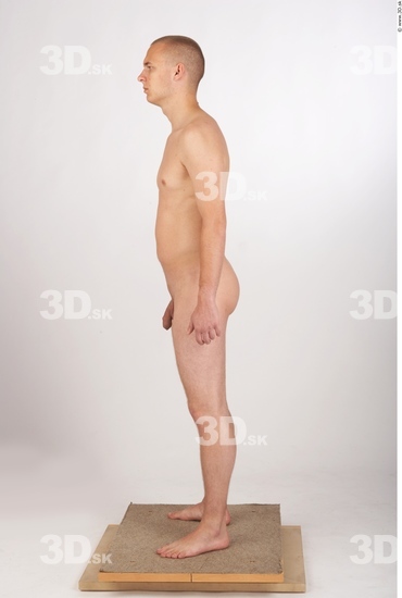 Whole Body Man Animation references Nude Average Studio photo references